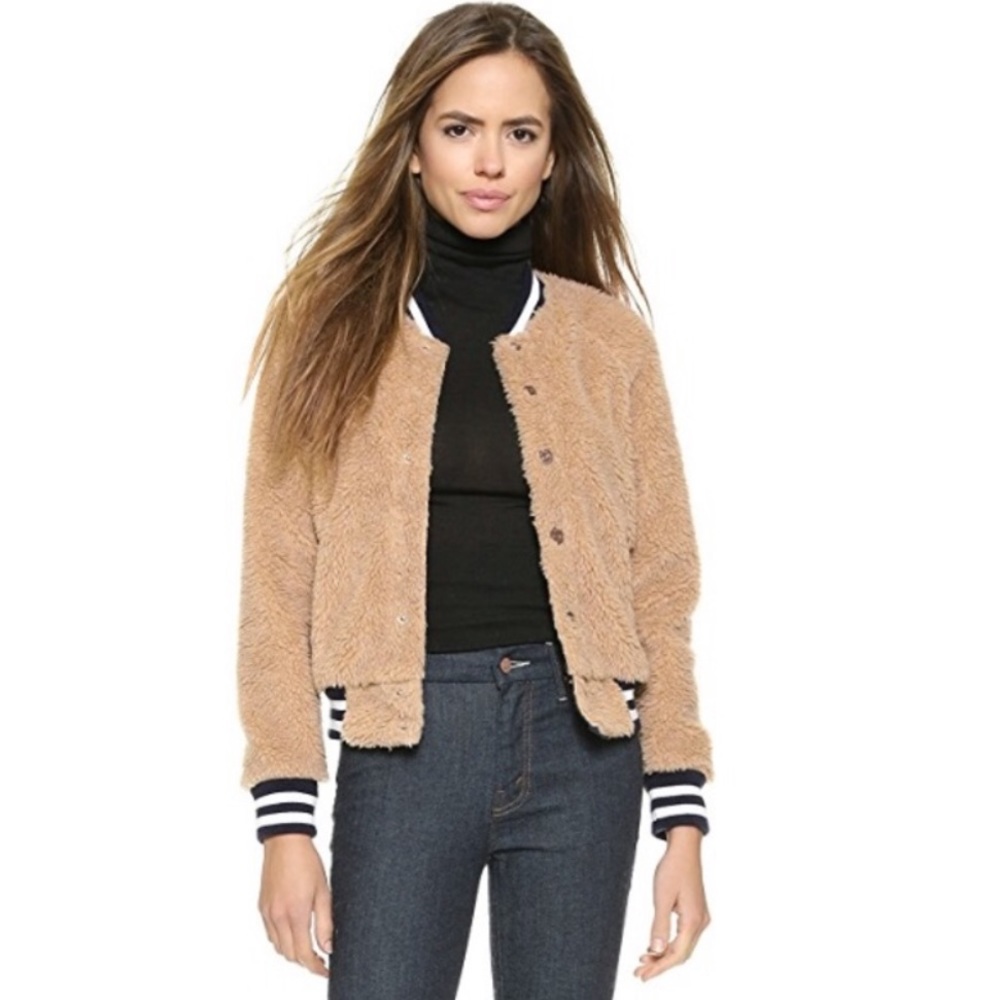 MOTHER Letterman Snap Jacket